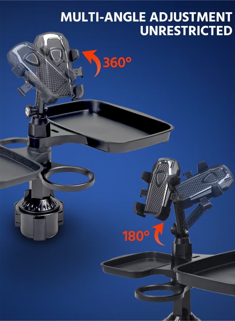 Mobile Holder For Car,Car Phone Holder with Cup Holder Expandable Base,2-in-1 Car Phone Holder - Image 3